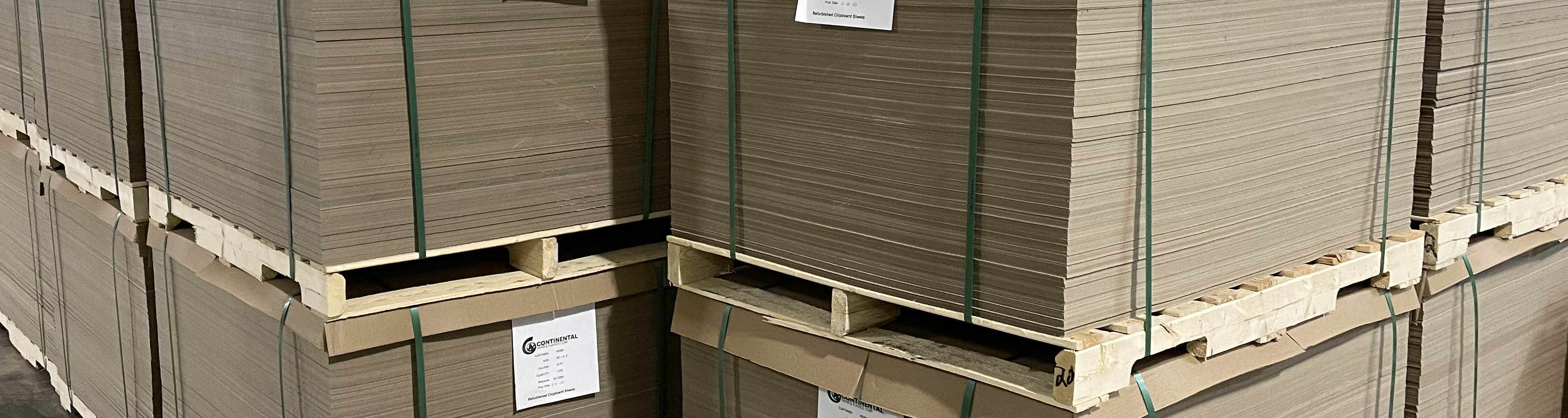 refurbpalletpads chipboard pallet pads ready for shipping